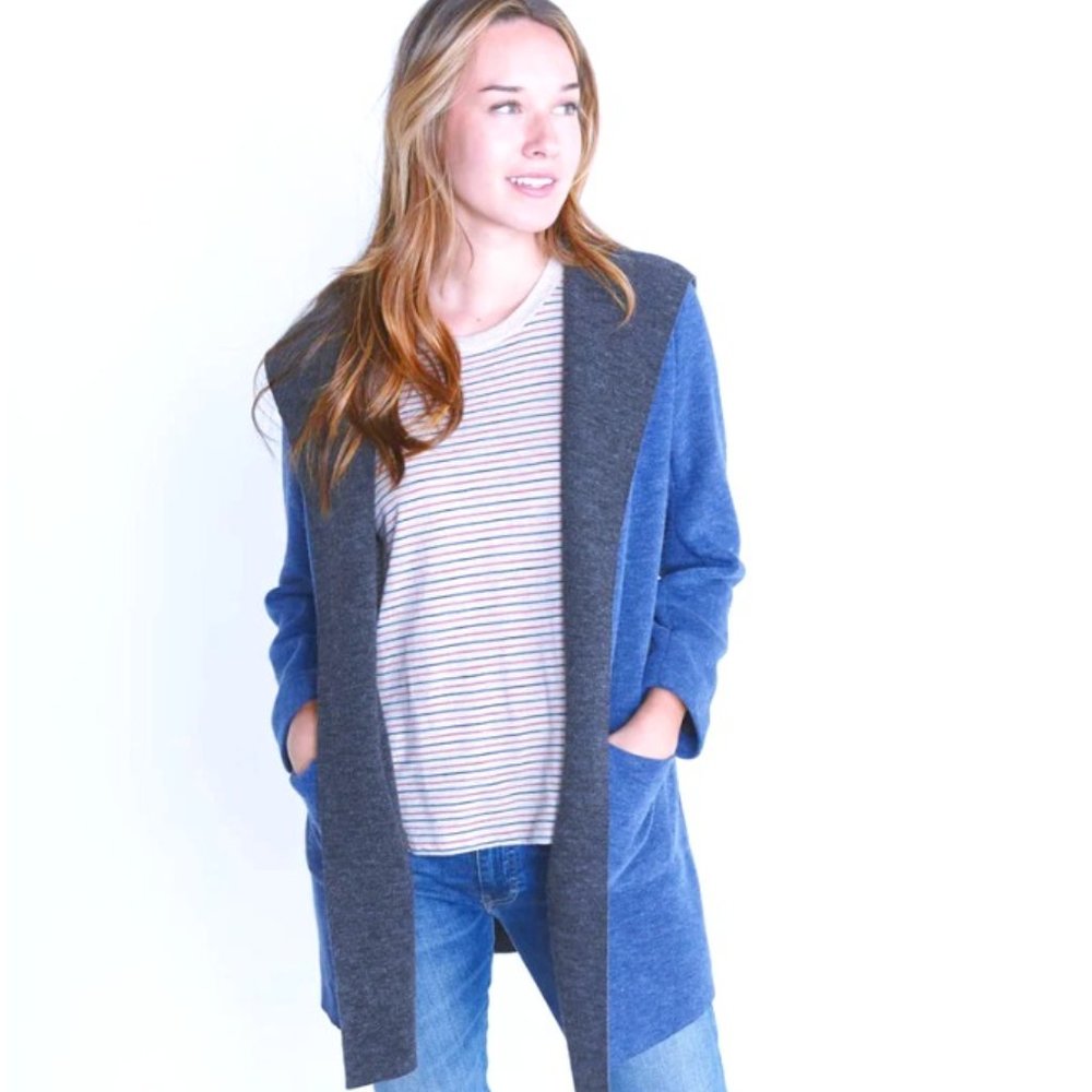 Marine Layer Wren Hooded coat sz Small